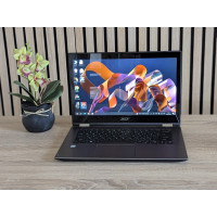 Ноутбук Б/В Acer Spin SP314-51 / 14 Full HD (1920x1080) сенсорний / i5-8250U (4 ядра по 3.4 GHz) / 8 GB DDR4 / Intel HD Graphics 620 (2gb) / SSD 128 GB