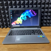 Ноутбук Б/У Asus A551L  / 15,6 HD (1366х768) / I5-4200U / 12 GB DDR3 / Intel HD Graphics 4400 (2gb) + Nvidia GeForce 740m (2gb) / SSD 128 GB