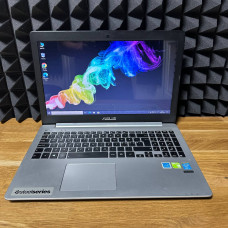 Ноутбук Б/В Asus R553L / 15,6 HD (1366х768) / I5-4200U / 12 GB DDR3 / Intel HD Graphics 4400 (2gb) + Nvidia GeForce 740m (2gb) / SSD 128 GB