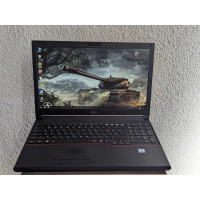 Ноутбук Б/В Fujitsu E556 / 15.6 HD (1366x768) / i7-6500U / 16 GB DDR4 / Intel HD Graphics 520 (8gb) / SSD 360 GB