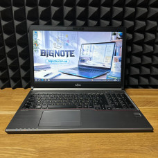 Ноутбук Б/У Fujitsu LifeBook E756 / 15.6 HD (1366x768) / i5-6300U / 8GB DDR4 / Intel HD Graphics 520 / SSD 128GB