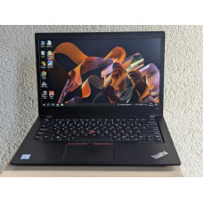 Ноутбук Б/В Lenovo ThinkPad T480s / 14 Full HD (1920x1080) / i5-8350U (4 ядра по 3.6 GHz) / 8 GB DDR4 / Intel UHD Graphics 620 (2gb) / SSD 128 GB