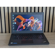 Ноутбук Б/В Lenovo ThinkPad T460 / 14 Full HD (1920x1080) / i5-6200U / 8 GB DDR4 / Intel HD Graphics 520 (2gb) / SSD 128 GB