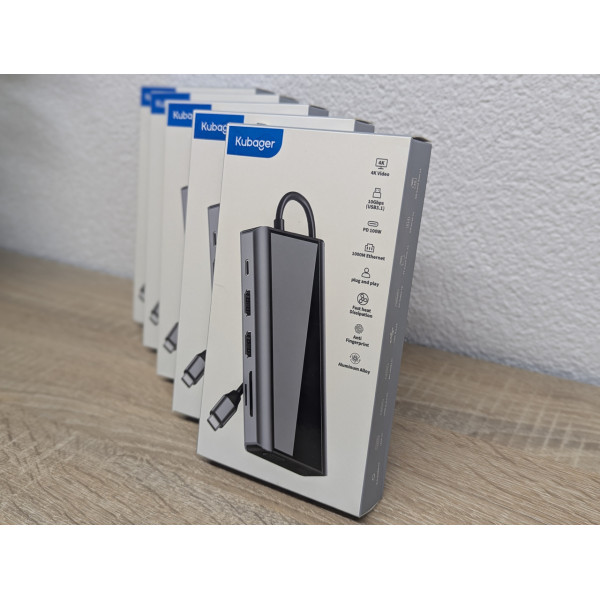 USB Type-C Hub Kubager FX-2226 11 in 1