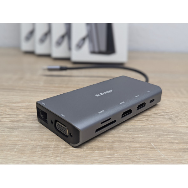 USB Type-C Hub Kubager FX-2226 11 in 1