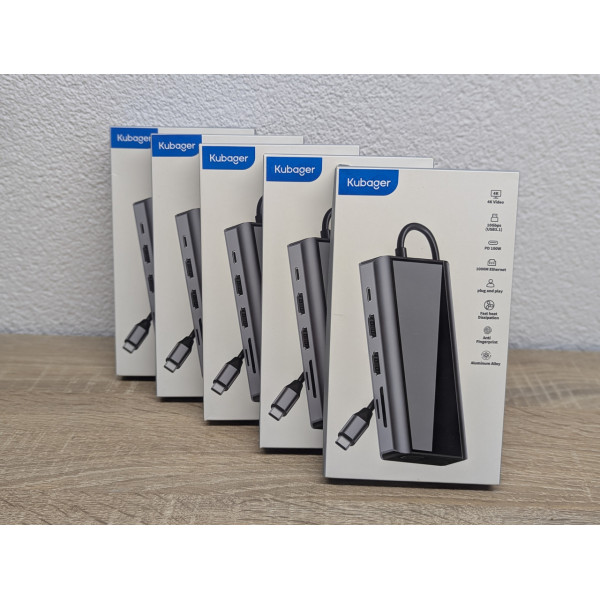 USB Type-C Hub Kubager FX-2226 11 in 1