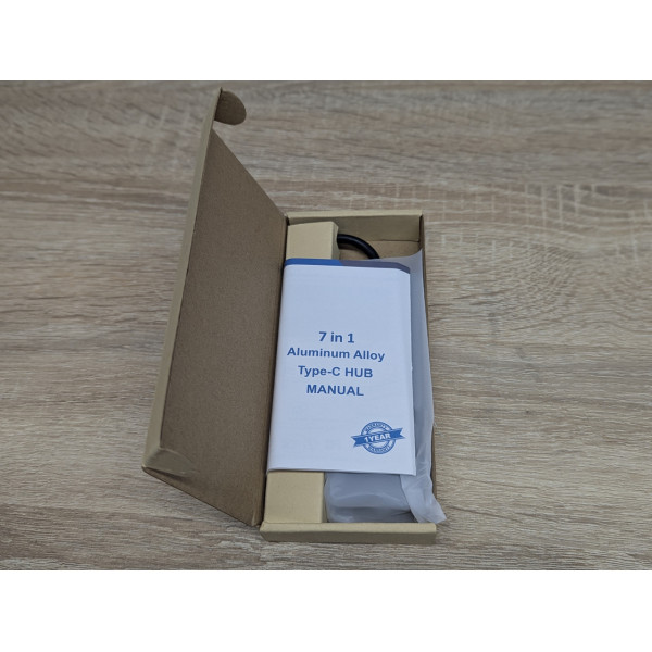 USB Type-C Hub Manual 7 in 1