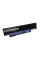Акумуляторна батарея для ноутбука Acer AL10A31 Aspire One AOD255, AOD260, D255, D260 11.1V Black 5200mAh OEM