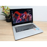 Нотбук Asus S301L: 14 сенсорний, Intel Core i3-4010U, 8 GB DDR3, Intel HD Graphics Family, SSD 256Gb Б/В