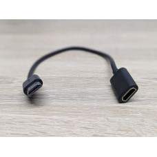 Кабель-перехідник HDMI штекер-HDMI гніздо