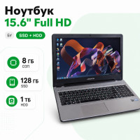 Ноутбук Medion Akoya E6422 15.6 Full HD Intel Core i5 6200U 2.30GHz 8GB DDR3 SSD 128GB HDD 1TB Windows 10 БУ