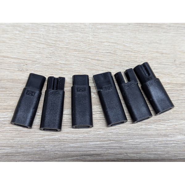 Новий Набір перехідників живлення USB Type-C 2-pin YC-1,YC-2,YC-3,YC-4,YC-5,YC-6