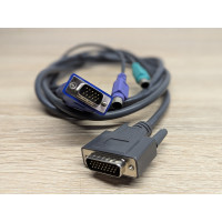 Кабель KVM VGA/DVI та PS2