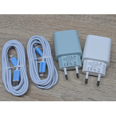 Новий Комплект мережевих зарядних пристроїв 25W USB Type-C — Lightning