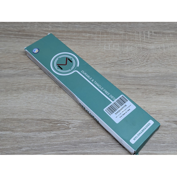 Новий Нейлоновий кабель MaxGroup USB Tepe-C\Type-C 60W 2шт 1м