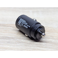 Aвтомобільний зарядний пристрій до гнізда прикурювача USB/Type C