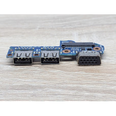 Плата розширення USB та VGA для ноутбуків HP EliteBook 840 G1/G2, HP 740 G1/G2, HP ZBook 14 Б/В