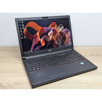 Ноутбук Fujitsu E556: 15.6 Full HD, Intel Core i7-6500U, 8 GB DDR4, Intel HD Graphics, SSD 128Gb Б/В