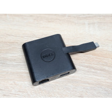 Багатопортовий адаптер Dell DA200 USB-C to HDMI/VGA/Ethernet/USB 3.0 Б/В