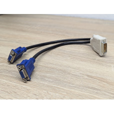 Б/У Кабель переходник DMS-59 - 2xVGA