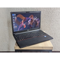 Уцінка!Ноутбук Б/В Fujitsu LifeBook E557: 15.6, Intel Core i5-7200U, 8 GB DDR4, Intel HD Graphics, SSD 128Gb