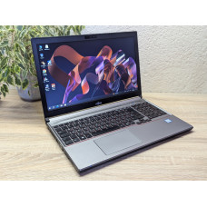 Ноутбук Б/В Fujitsu E756: 15.6,Intel Core i5-6300U, 8 GB DDR4, Intel HD Graphics, SSD 128Gb