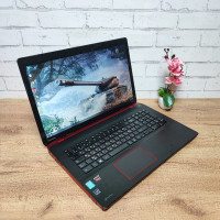 Ноутбук Б/У Toshiba Qosmio X70-B-10T / 17 HD (1366x768) / i7-4720HQ (4 ядра по 3.6 GHz) / 16 GB DDR3 / Intel HD Graphics 4600 (8gb) / SSD 256 GB