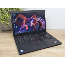 Ноутбук Б/В lenovo ThinkPad L480: 14, Intel Core i5-8350U, 16 GB DDR4, Intel UHD Graphics, SSD 256Gb
