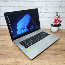 Ноутбук Б/В Asus N76VB: 17, Intel Core i5-3230M, 8 GB DDR3, NVIDIA GeForce 740M 2Gb, SSD 128Gb+ HDD 500Gb