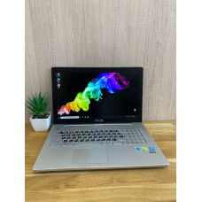 Ноутбук Б/В Asus N550J / 15.6 Full HD (1920x1080) / i7-4700HQ (4 ядра по 3.4 GHz) / 16 GB DDR3 / Intel HD Graphics 4600 (2gb) + Nvidia GeForce GT 750M (4gb) / SSD 128 GB
