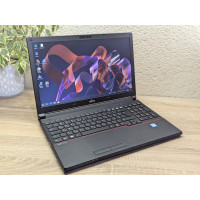 Ноутбук Б/В Fujitsu E556: 15.6, Intel Core i5-6200U, 8 GB DDR4, Intel HD Graphics, SSD 128Gb