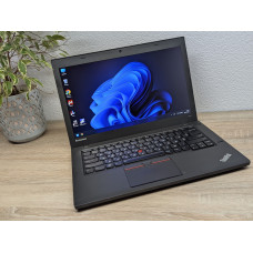 Уцінка!Ноутбук Б/В Lenovo ThinkPad T450:( 2 АКб)14 Full HD, Intel Core i5-5300U,8 GB DDR3, Intel HD Graphics,SSD 128Gb