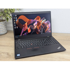 Ноутбук Б/В Lenovo ThinkPad T570:15.6 Full HD,Intel Core i5-6300U,16 GB DDR4,SSD 128 (2АКБ)
