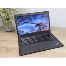 Уцінка! Ноутбук Б/В Lenovo ThinkPad T440s: (2АКБ) 14, Intel Core i5 4210U,8 GB DDR3, Intel HD Graphics, SSD 128Gb
