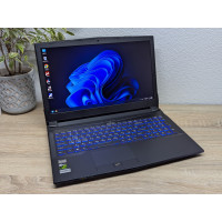 Ноутбук Б/В Clevo N85OHK: 15.6, Intel Core i7-7700HQ,32 GB DDR4,GTX 1050 Ti 4GB,SSD 128Gb+HDD 1Tb