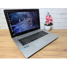 Ноутбук Б/В Asus N76V:17 Full HD, Intel Core i7-3610QM,12 GB DDR3,NVIDIA GeForse GT 630M 2Gb, SSD 128Gb+750HDD