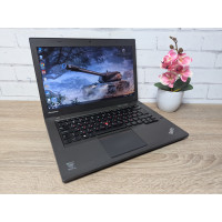 Уцінка!Ноутбук Б/В Lenovo ThinkPad T440 / 14 HD (1366x768) / Intel Core i5-4210U (2 ядра по 2,7 GHz) / 8 GB DDR3 / Intel HD Graphics 4400 (2gb) / SSD 128Gb