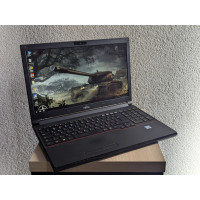 Уцінка!Ноутбук Б/В Fujitsu E556: 15.6 Full HD, Intel Core i7-6500U, 16 GB DDR4, Intel HD Graphics, SSD 360Gb