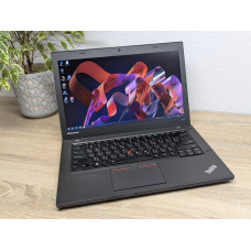 Уцінка!Ноутбук Б/В Lenovo ThinkPad T450:( 2 АКб)14, Intel Core i5-5300U,8 GB DDR3, Intel HD Graphics,SSD 128Gb