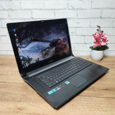 Ноутбук Б/В Asus N73J: 17, Intel Core i5-460M, 8 GB DDR3, NVIDIA GeForce 425M 1Gb, SSD 128Gb+HDD 250Gb