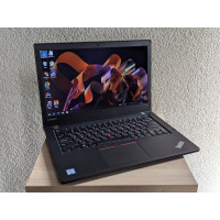 Уцінка!Ноутбук Б/В Lenovo ThinkPad T470: 10 14 Full HD Intel Core i5-6300U 8 GB DDR4 Intel HD Graphics SSD128