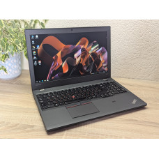 Уцінка!Ноутбук Б/В Lenovo ThinkPad T560:15.6 Full HD Intel Core i7-6600U 8 GB DDR3 Intel HD Graphics SSD 128Gb