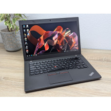 Уцінка!Ноутбук Б/В Lenovo ThinkPad T460:14 Full HD, Intel Core i5-6300U,8 GB DDR3,Intel HD Graphics,SSD 128Gb (2АКБ)