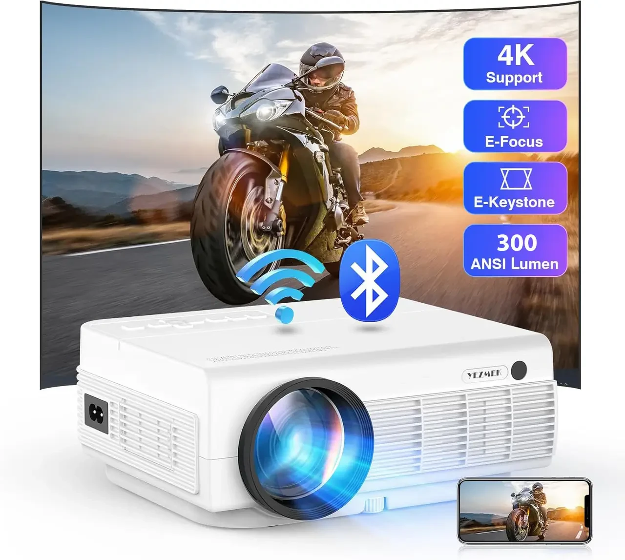 Новий Проектор Yezmek V7